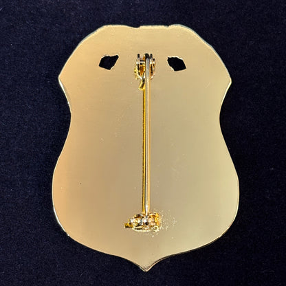 Insignia de réplica de utilería cinematográfica del Auditor Forense de Investigaciones de Seguridad Nacional de EE. UU. (HSI) 