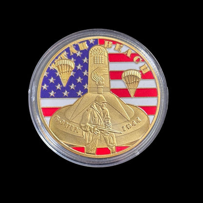Moneda de desafío UTAH BEACH OMAHA BEACH