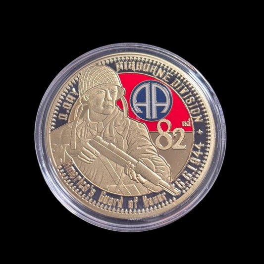 Moneta sfida 82a divisione aviotrasportata