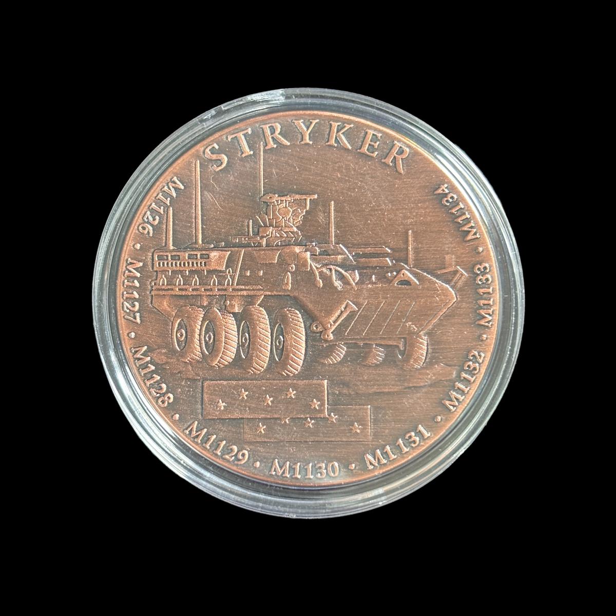 Moneda de desafío STRYKER del EJÉRCITO DE LOS ESTADOS UNIDOS