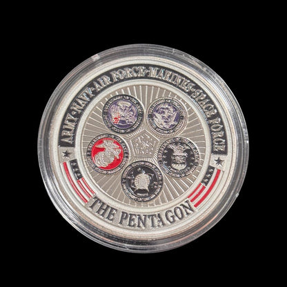 Moneta sfida del Dipartimento della Difesa del Pentagono degli Stati Uniti