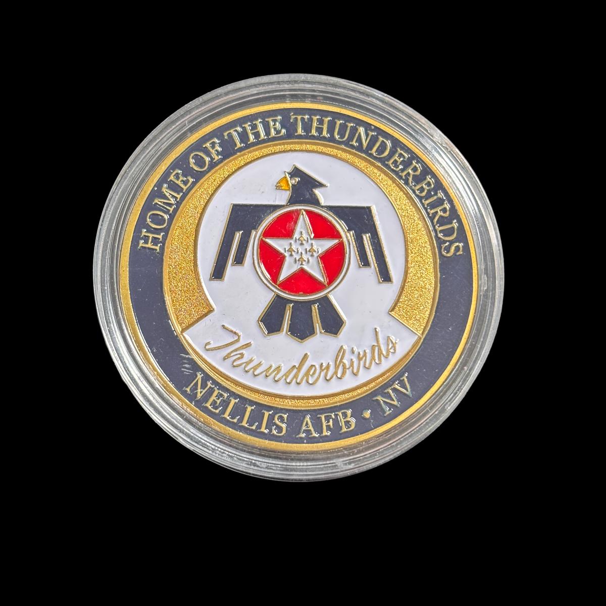 Moneta sfida dell'aeronautica militare statunitense, sede dei Thunderbirds