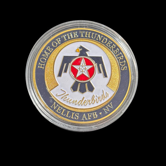 Moneta sfida dell'aeronautica militare statunitense, sede dei Thunderbirds
