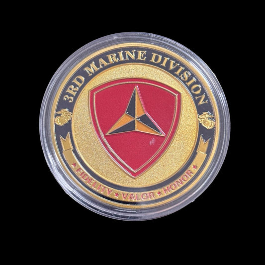 Moneta sfida USMARINE CORPS 3RD MARINE DICISION