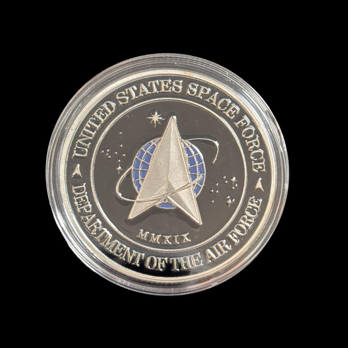 Moneda de desafío de la FUERZA ESPACIAL DE EE. UU.