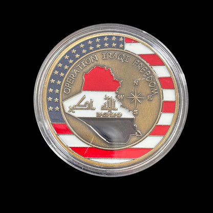 Moneta commemorativa OPERAZIONE IRAQI FREEDOM BAGHDAD