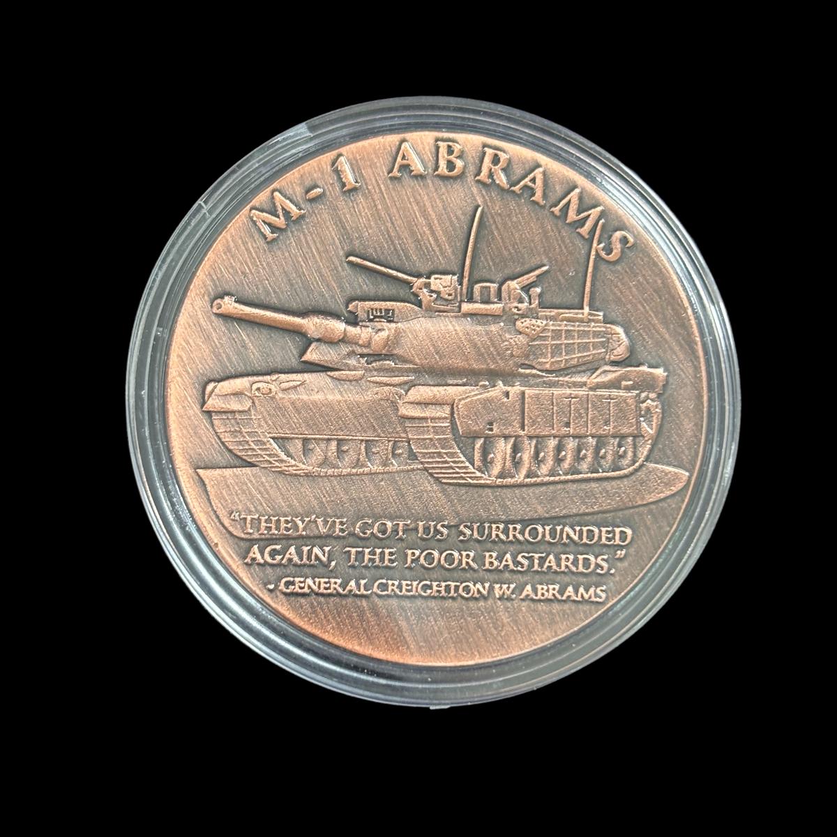 Moneda de desafío M-1 ABRAMS del Ejército de los Estados Unidos