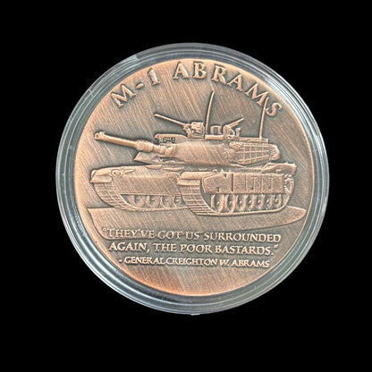 Moneda de desafío M-1 ABRAMS del Ejército de los Estados Unidos