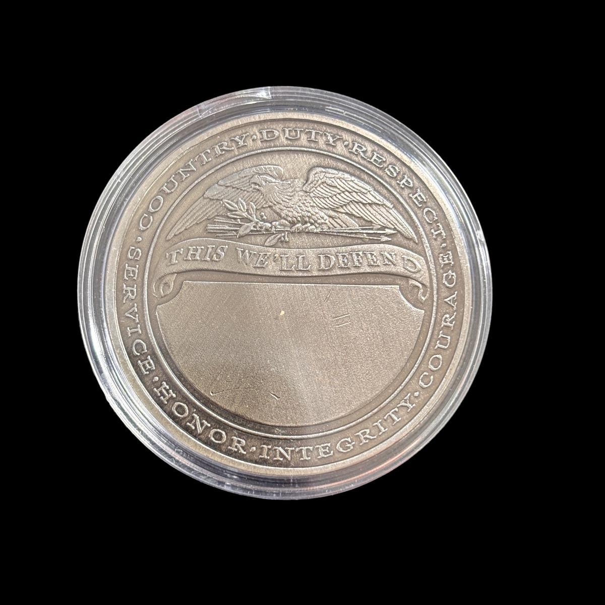 Moneta sfida della 25a divisione di fanteria