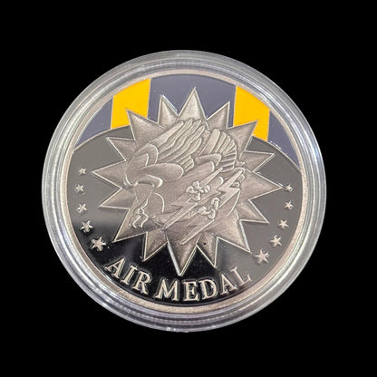 MEDAGLIA DELL'ARIA PER IL SUCCESSO MERITOSO NEL VOLO AEREO Moneta sfida