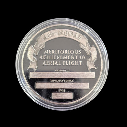 MEDAGLIA DELL'ARIA PER IL SUCCESSO MERITOSO NEL VOLO AEREO Moneta sfida