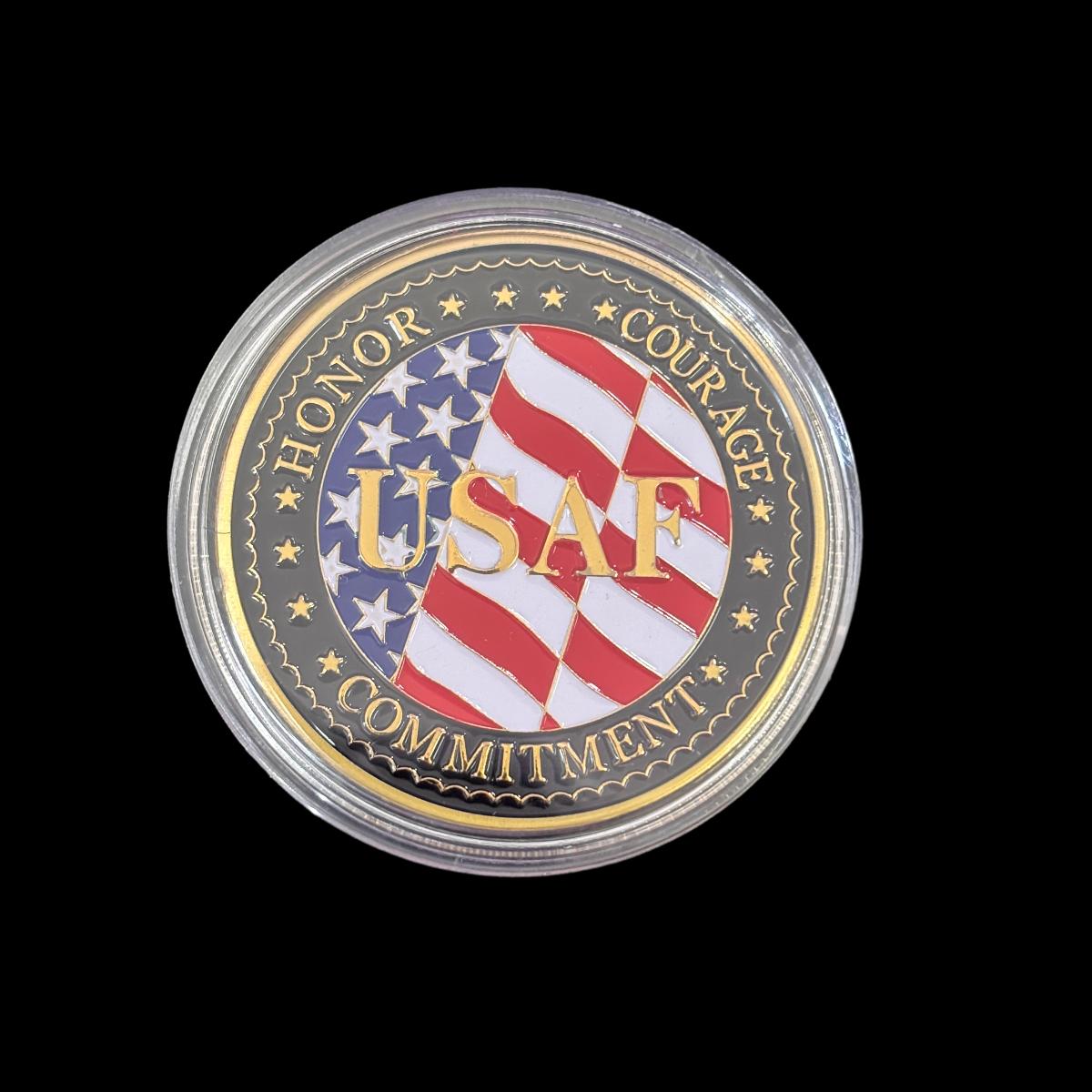 Moneta sfida F-35 LIGHTNING II dell'aeronautica militare statunitense