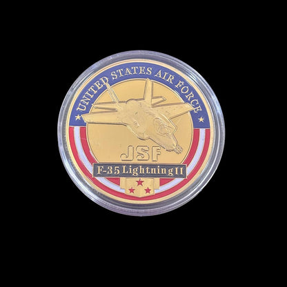 Moneta sfida F-35 LIGHTNING II dell'aeronautica militare statunitense