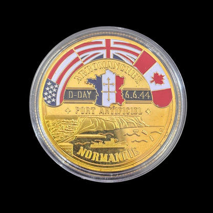 ARROMAN CHES D-DAY 6.6.44 Moneta Sfida NORMANDA