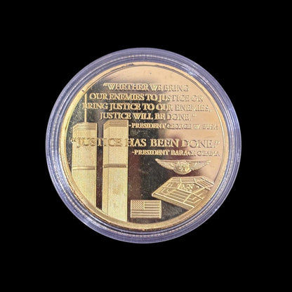 PUEDES CORRER PERO NO PUEDES ESCONDERTE Moneda de desafío