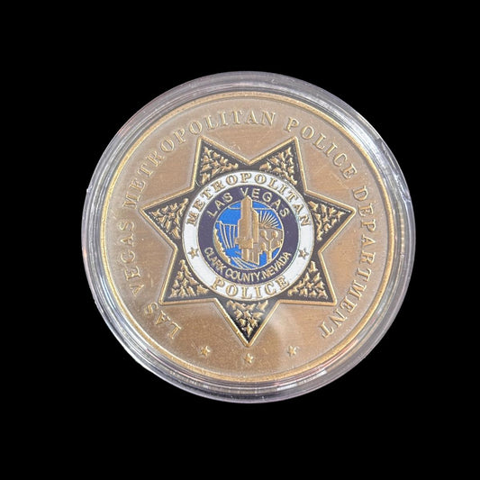 Moneta sfida del Dipartimento di Polizia Metropolitana di Las Vegas
