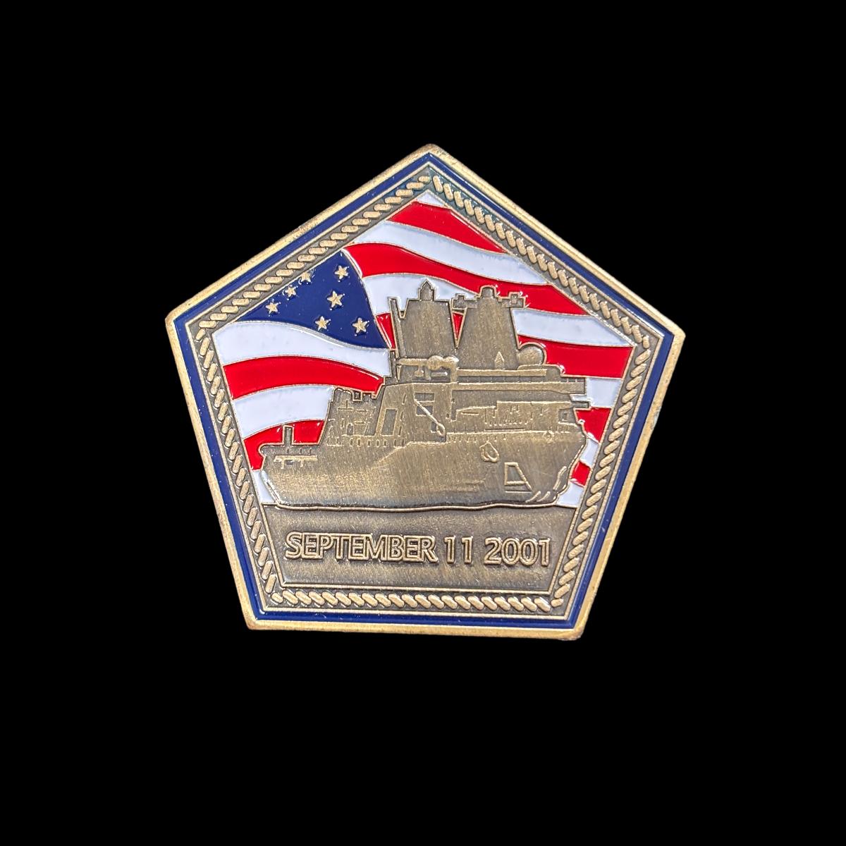 USS ARLINGTON LPD 24 Challenge Coin