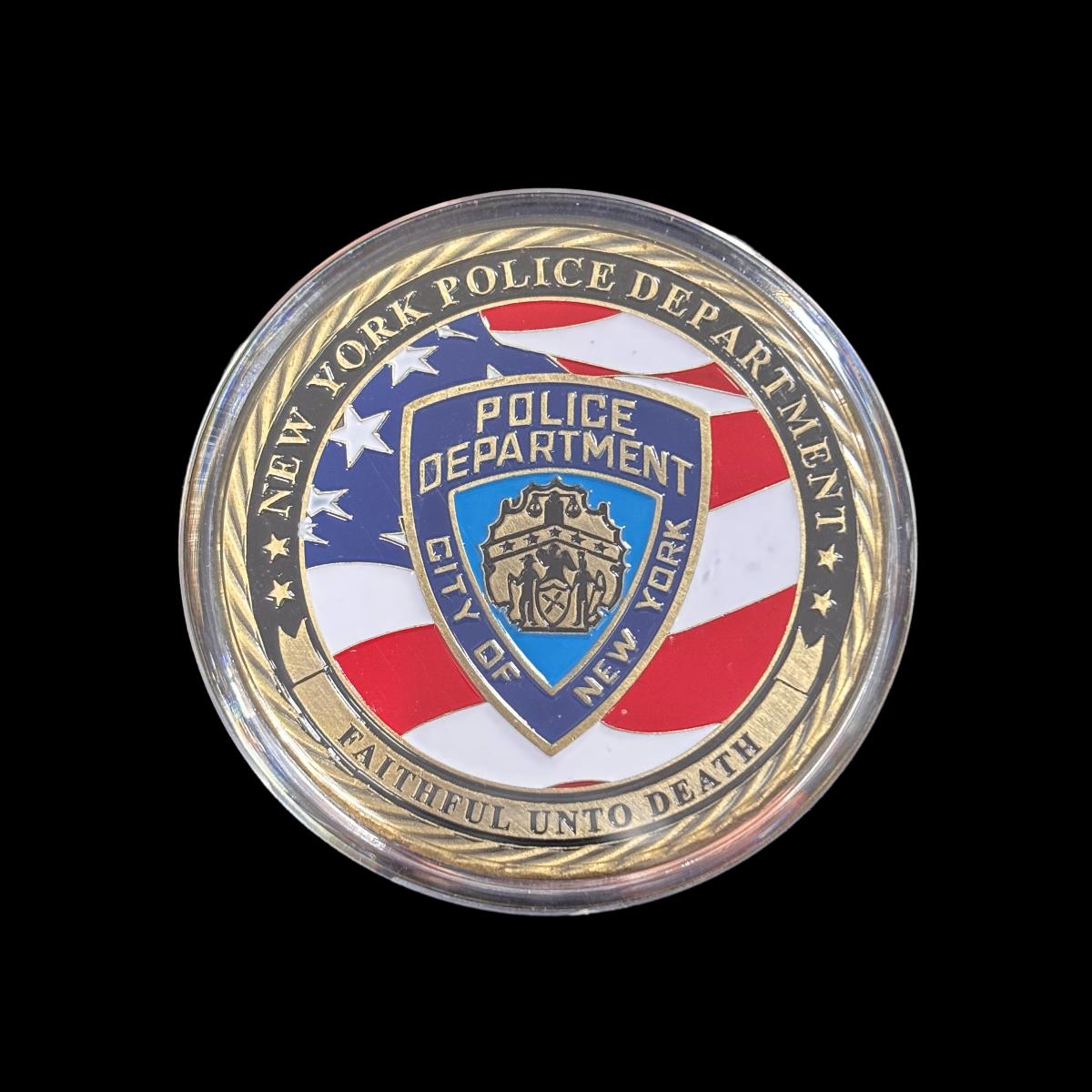 Moneta sfida del Dipartimento di Polizia della Città di New York (NYPD)