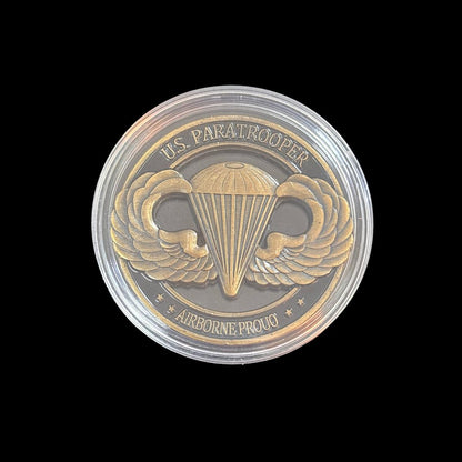 Moneda de desafío USPARATROOPER AIRBORNE PROUO
