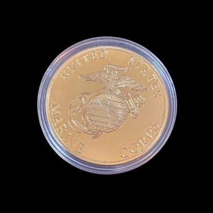 Moneda de desafío del Cuerpo de Marines de EE. UU. en honor a la memoria de nuestros caídos