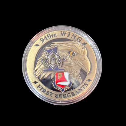 Moneda de desafío de los SARGENTOS PRIMEROS del ALA 940