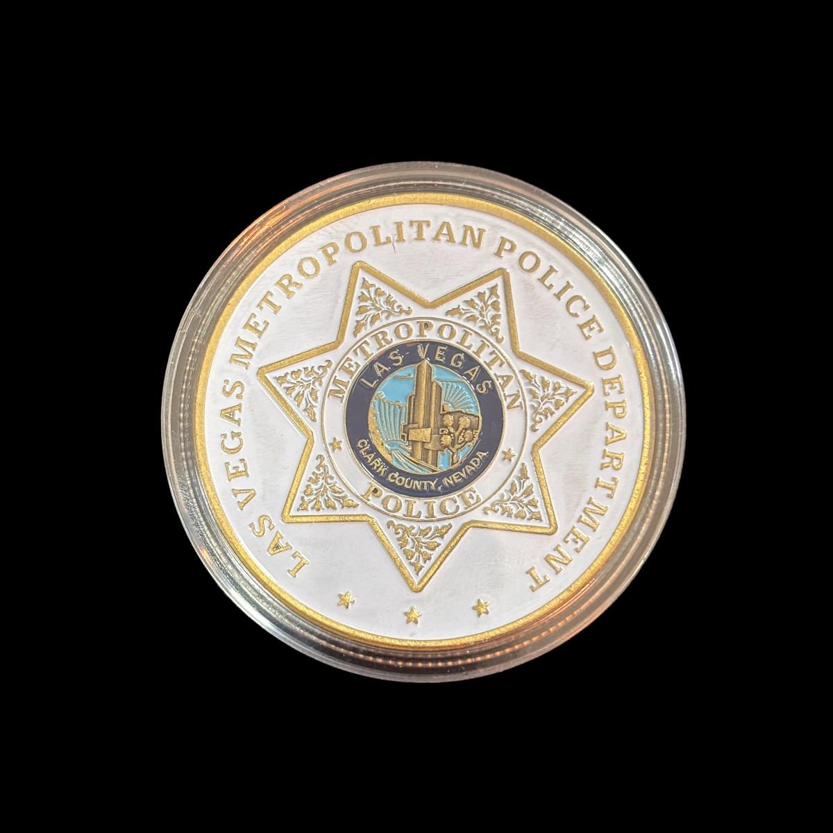 Moneta sfida del Dipartimento di Polizia Metropolitana di Las Vegas