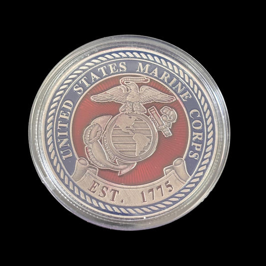 CORPO DEI MARINE USA EST.1775 Moneta della sfida