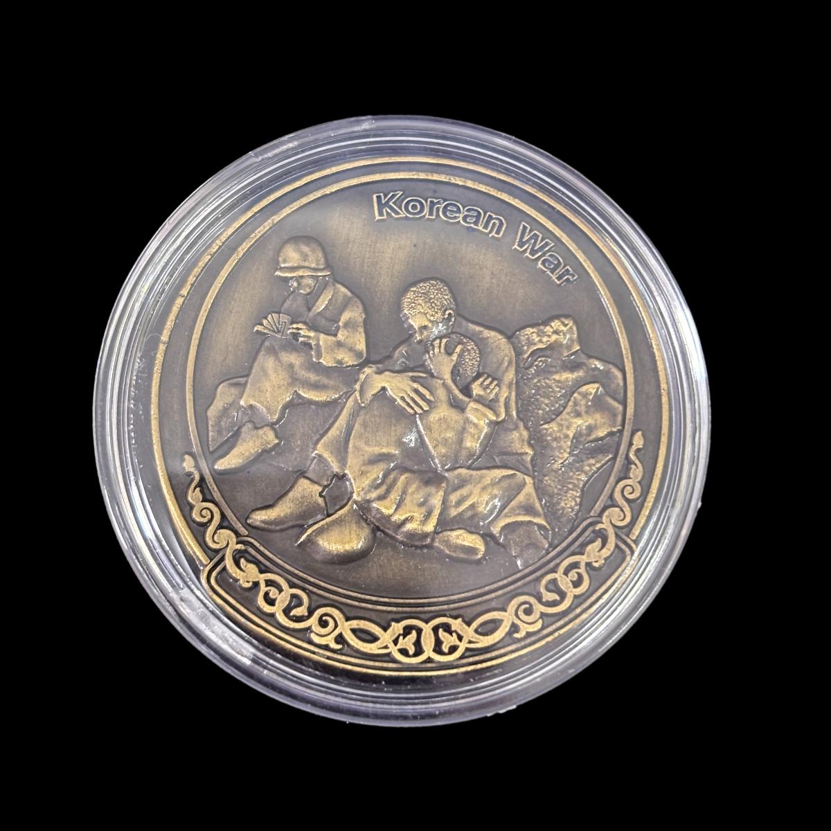 Moneta sfida LA GUERRA DIMENTICATA 38ª GUERRA DI COREA PARALLELA