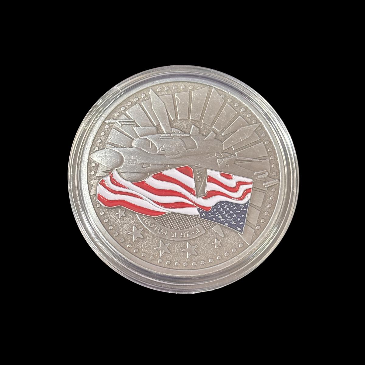 Moneta sfida F-6 del primo volo del ruolo di origine