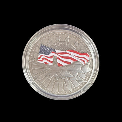 Moneta sfida F-6 del primo volo del ruolo di origine