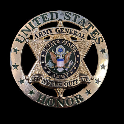 Replica del distintivo d'onore del generale dell'esercito americano, oggetti di scena del film