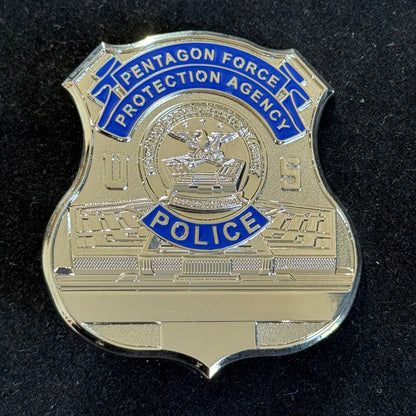 Replica del distintivo personalizzabile degli oggetti di scena del film della polizia dell'Agenzia per la protezione delle forze dell'ordine del Pentagono degli Stati Uniti 