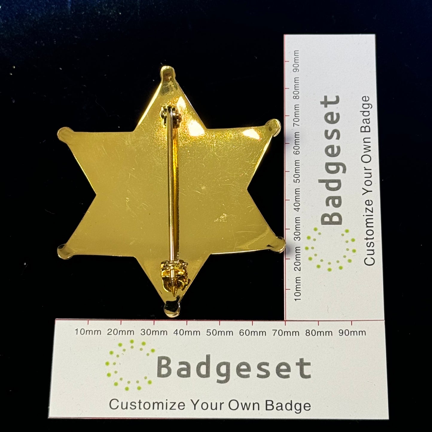 LASD Los Angeles County Sheriff Bear Badge Customize Number Replica Movie Props