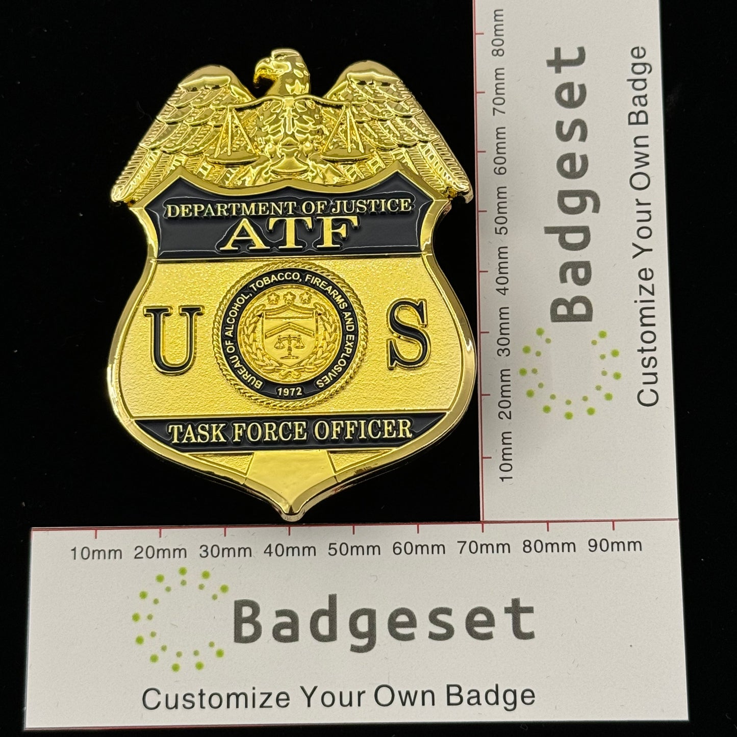 Réplica de la insignia TFO de la ATF de EE. UU.