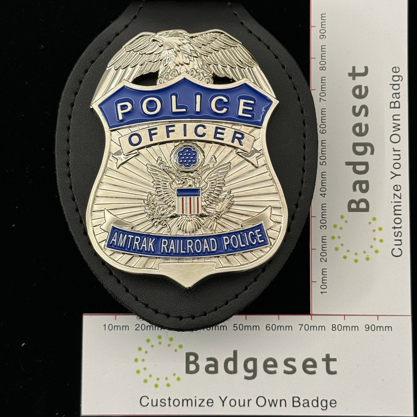 Replica del distintivo della polizia ferroviaria Amtrak APD, oggetti di scena del film