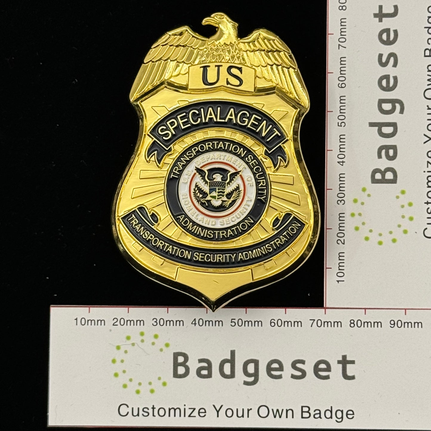 Agente especial de la Administración de Seguridad del Transporte de EE. UU. INSIGNIA