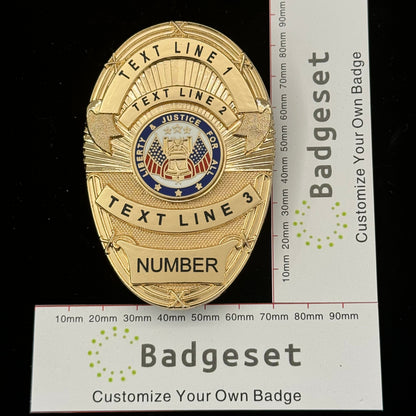 Distintivo personalizzabile BA18