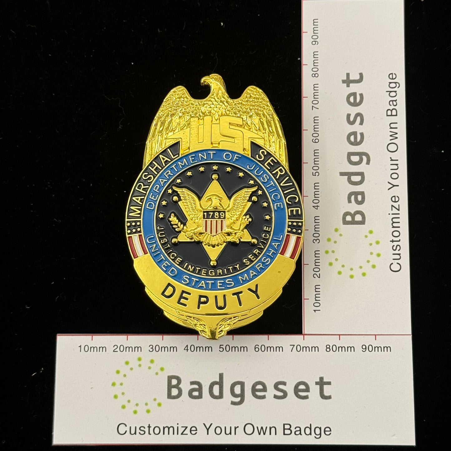 US Marshal Service Deputy USMS Badge Replica Movie Props