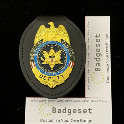 US Marshal Service Deputy USMS Badge Replica Movie Props