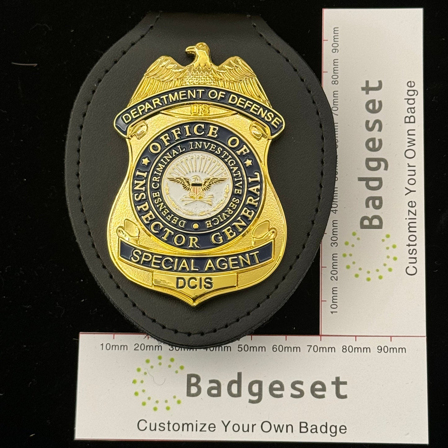 Replica del distintivo DCIS del servizio investigativo criminale di difesa degli agenti speciali