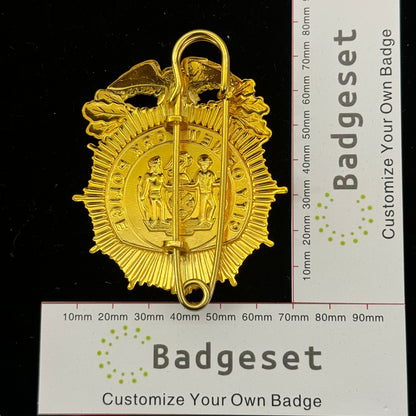 Replica del distintivo della polizia di New York NYPD, oggetti di scena del film, 2 stelle