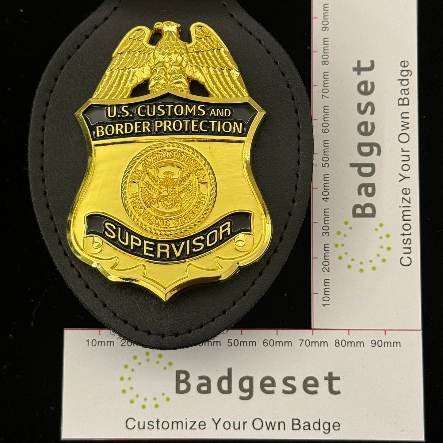 Replica del distintivo del supervisore della CBP degli Stati Uniti, oggetti di scena del film