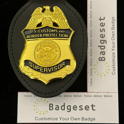 Replica del distintivo del supervisore della CBP degli Stati Uniti, oggetti di scena del film