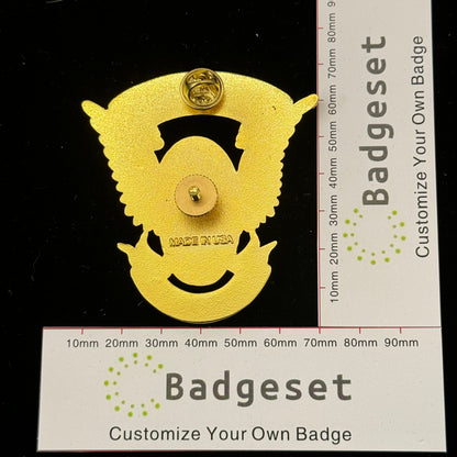 Distintivo da agente di polizia motorizzato, oggetti di scena del film