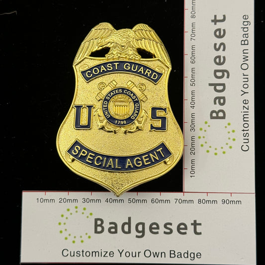 Replica del distintivo dell'agente speciale della Guardia costiera degli Stati Uniti