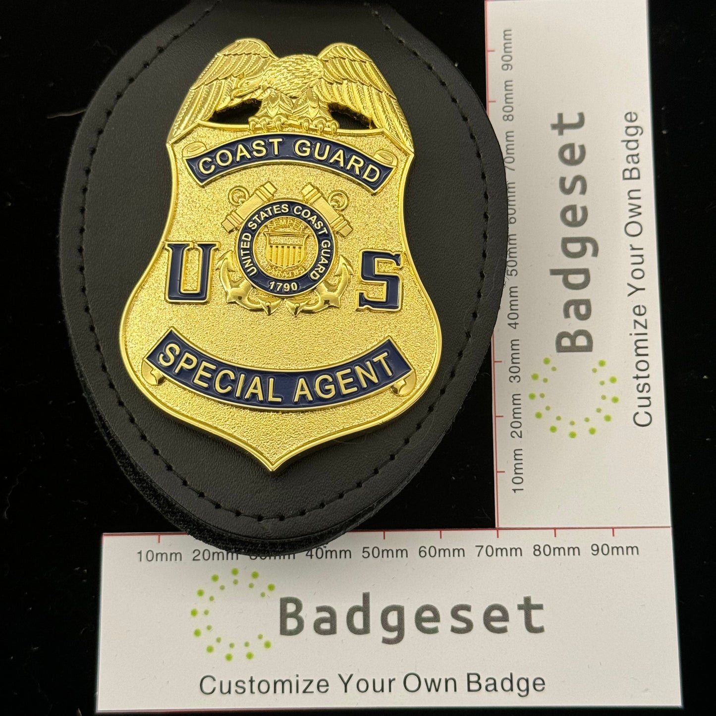 Replica del distintivo dell'agente speciale della Guardia costiera degli Stati Uniti