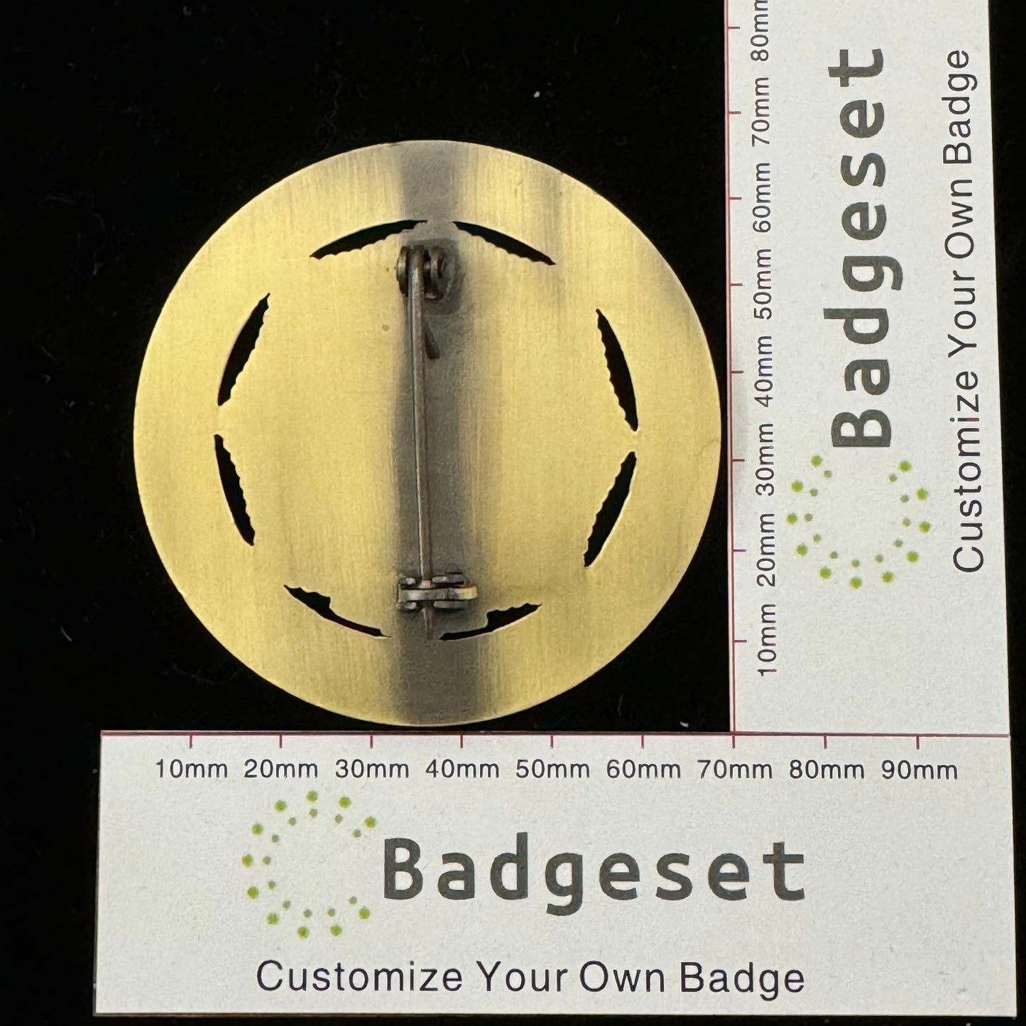 Numero personalizzabile del distintivo dell'Ufficio federale delle prigioni del Dipartimento di Giustizia