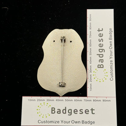 Replica del distintivo della polizia del Dipartimento per gli Affari dei Veterani degli Stati Uniti, oggetti di scena cinematografici personalizzabili