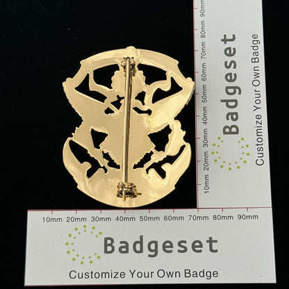 Replica del distintivo della polizia del parco degli Stati Uniti del capitano USPP, oggetti di scena del film