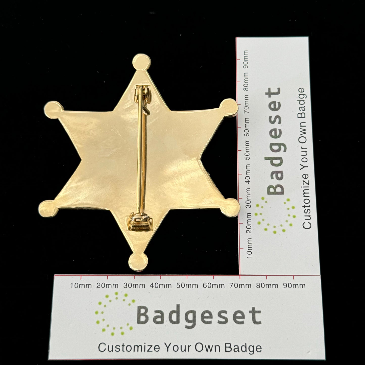 U.S. OFFICE OF JUSTICE PROGRAMS 777 BADGE Replica Movie Props